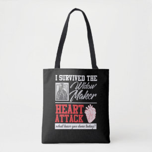 Hartchirurgie Overlevende weduwenmaker hartaanval Tote Bag
