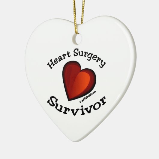 Hartchirurgie Survifeer Keramisch Ornament (Links)
