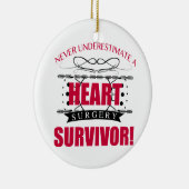 Hartchirurgie Survifeer Keramisch Ornament (Rechts)