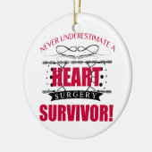 Hartchirurgie Survifeer Keramisch Ornament (Links)