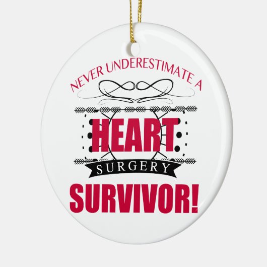Hartchirurgie Survifeer Keramisch Ornament (Links)