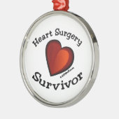 Hartchirurgie Survifeer Metalen Ornament (Links)