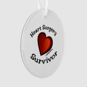 Hartchirurgie Survifeer Ornament (voorkant)