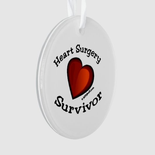 Hartchirurgie Survifeer Ornament (voorkant)