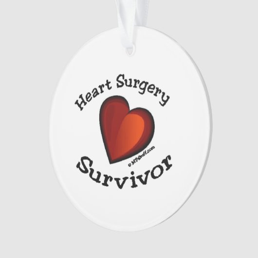 Hartchirurgie Survifeer Ornament (voorkant)