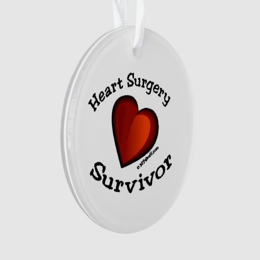 Hartchirurgie Survifeer Ornament (voorkant)