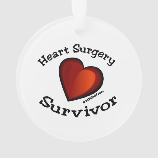 Hartchirurgie Survifeer Ornament (achterkant)