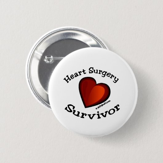 Hartchirurgie Survifeer Ronde Button 5,7 Cm (Voorkant /achterkant)