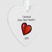 Hartchirurgie Survivor 2016 Ornament (voorkant)