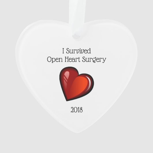 Hartchirurgie Survivor 2018 Ornament (achterkant)