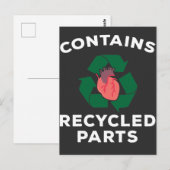 Hartchirurgie Survivor Bypass Open Heart Recovery Briefkaart (Voorkant / Achterkant)