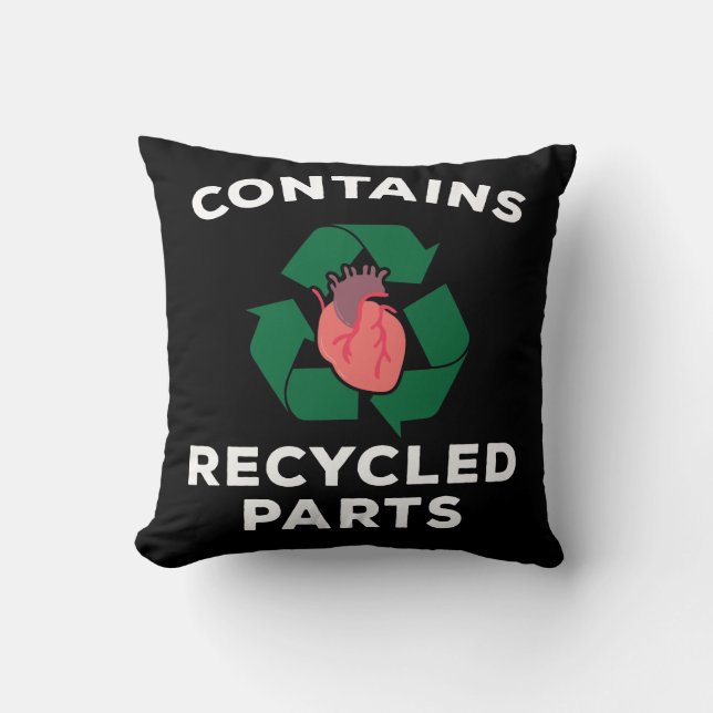 Hartchirurgie Survivor Bypass Open Heart Recovery Kussen (Voorkant)