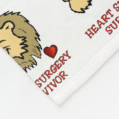 Hartchirurgie Survivor Lion Fleece Deken (Hoek)
