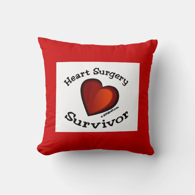 Hartchirurgie Survivor Pillow Kussen (Voorkant)