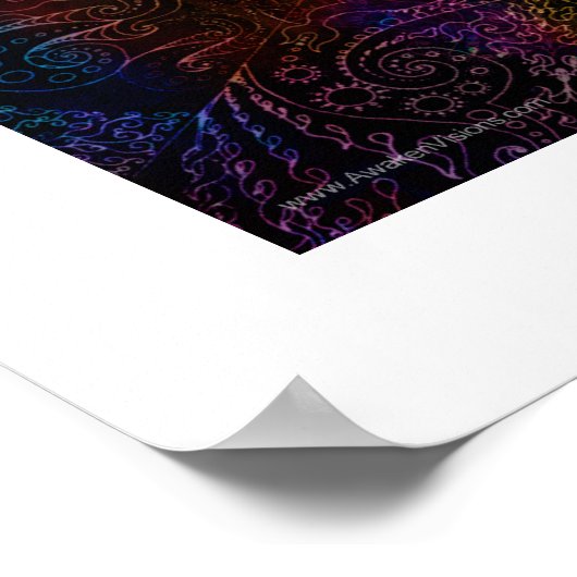 Hartconstellatie 2 poster (Hoek)