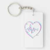 Hartcontrole acryl Sleutelhanger (Voorkant)