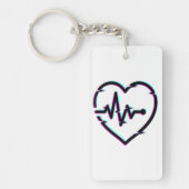 Hartcontrole acryl Sleutelhanger (Voorkant)