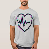 Hartcontrole Mannen T-shirt (Voorkant)