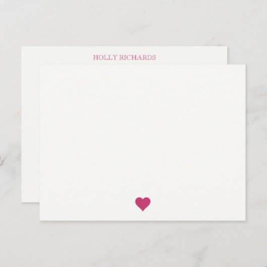 Hartcorrespondentiekaarten Briefkaart (Voorkant / Achterkant)