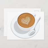 Hartcrèmekoffie Briefkaart (Voorkant / Achterkant)