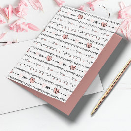 Hartdag Doodles Valentijnsdag Kaart