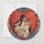  hartdag van de Valentijn Kiss Feestdagenkaart (Voorkant)