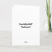 HARTDANSEN ALS IK AAN JE VERJAARDAG DENK KAART (Achterkant)