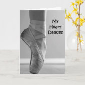 HARTDANSEN ALS IK AAN JE VERJAARDAG DENK KAART (Gele Bloem)