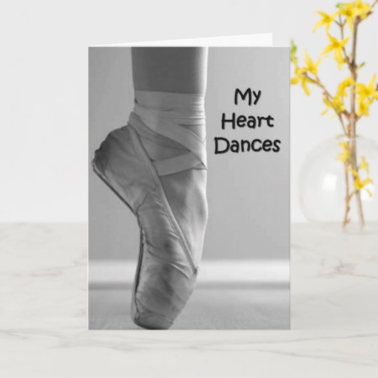 HARTDANSEN ALS IK AAN JE VERJAARDAG DENK KAART (Gele Bloem)