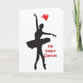 HARTDANSEN / ZINGT GELUKKIGE VERJAARDAG VOOR U KAART (Voorkant)