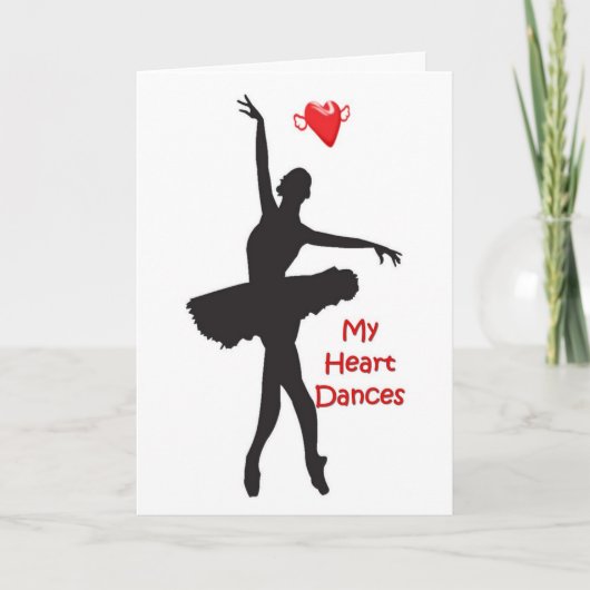 HARTDANSEN / ZINGT GELUKKIGE VERJAARDAG VOOR U KAART (Voorkant)