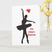 HARTDANSEN / ZINGT GELUKKIGE VERJAARDAG VOOR U KAART (Gele Bloem)