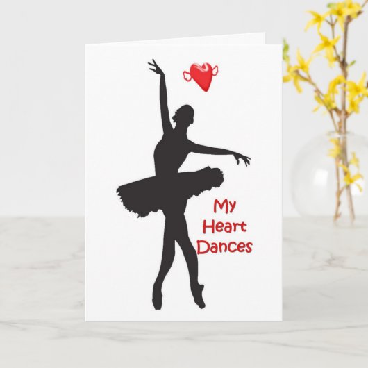 HARTDANSEN / ZINGT GELUKKIGE VERJAARDAG VOOR U KAART (Gele Bloem)