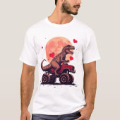 Hartdinosaurus in een monstertruck: Moo van Valent T-shirt (Voorkant)