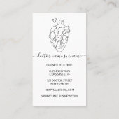 Hartdokter Visitekaartje (Achterkant)