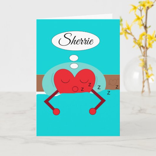 Hartdromen in de schaduw van de groene kaart (Gele Bloem)