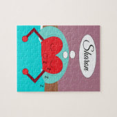 Hartdromen Paarse en groen: Legpuzzel (Horizontaal)