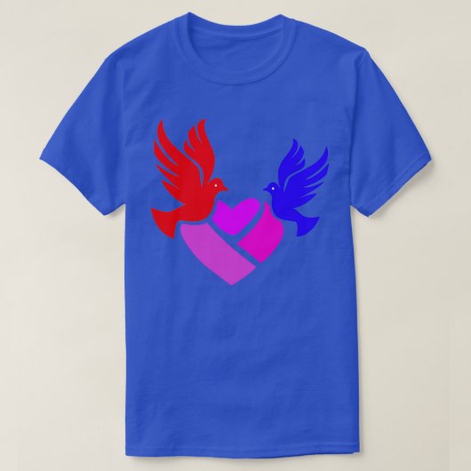hartduif 2 t-shirt (Design voorkant)