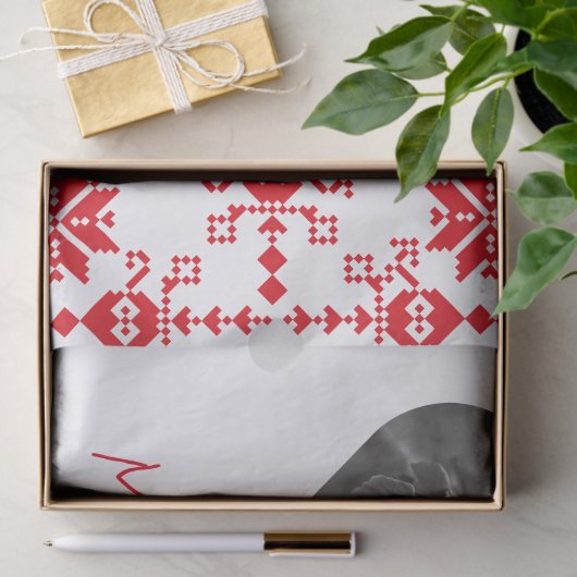 Harte creponata super fina Parastas Tissuepapier (Geschenk)