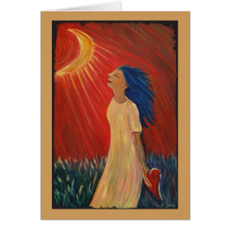 Harte moonshine Art-kaart