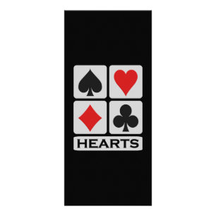 Harte rackkaart reclamekaart