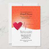 Hartelektrocardiogram Afstuderen Kaart (Voorkant)