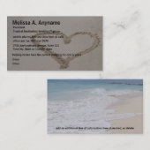 Hartelijk advies: Zand Bridal Consultant Visitekaartje (Voorkant / Achterkant)