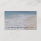 Hartelijk advies: Zand Bridal Consultant Visitekaartje (Achterkant)