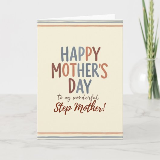 Hartelijk bedankkaart voor Moederdag Kaart (Voorkant)