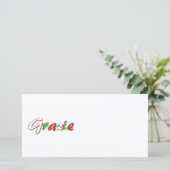 Hartelijk Bedankt (Staand voorkant)