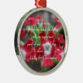 Hartelijk Bedankt: Aangepaste Floral Ornament (Rechts)