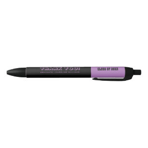 Hartelijk Bedankt   Aangepaste promotiepennen voor Zwarte Inkt Pen