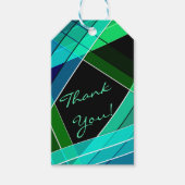 Hartelijk Bedankt! Abstract, geometrisch Cadeaulabel (Voorkant)