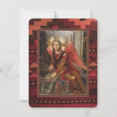 HARTELIJK BEDANKT! ANGEL op ZUID-WESTERNE stijl Bedankkaart (Voorkant)